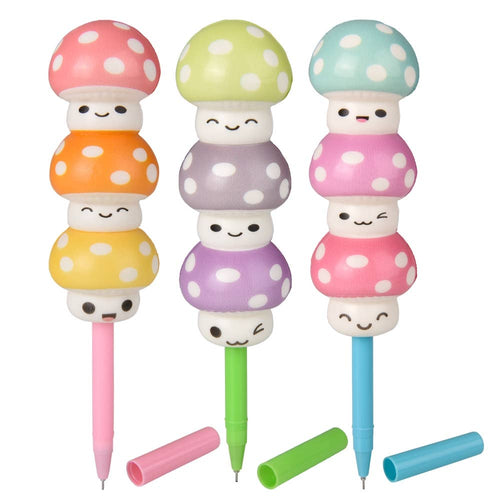 7" Squish Mushroom Pens Squishy Toy