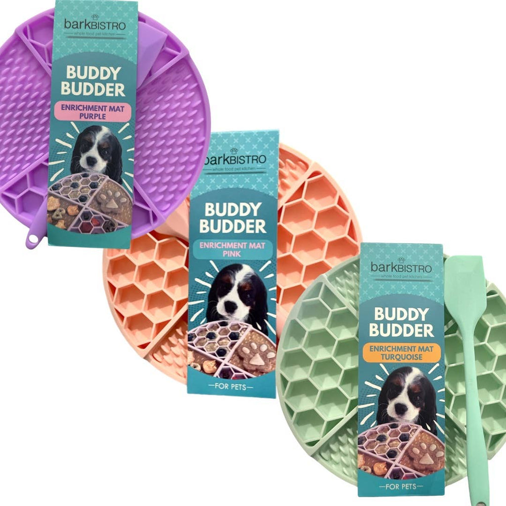 Turquoise  OR  Pink Lickmats + Spatula