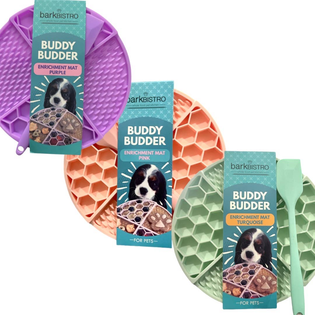 Turquoise  OR  Pink Lickmats + Spatula