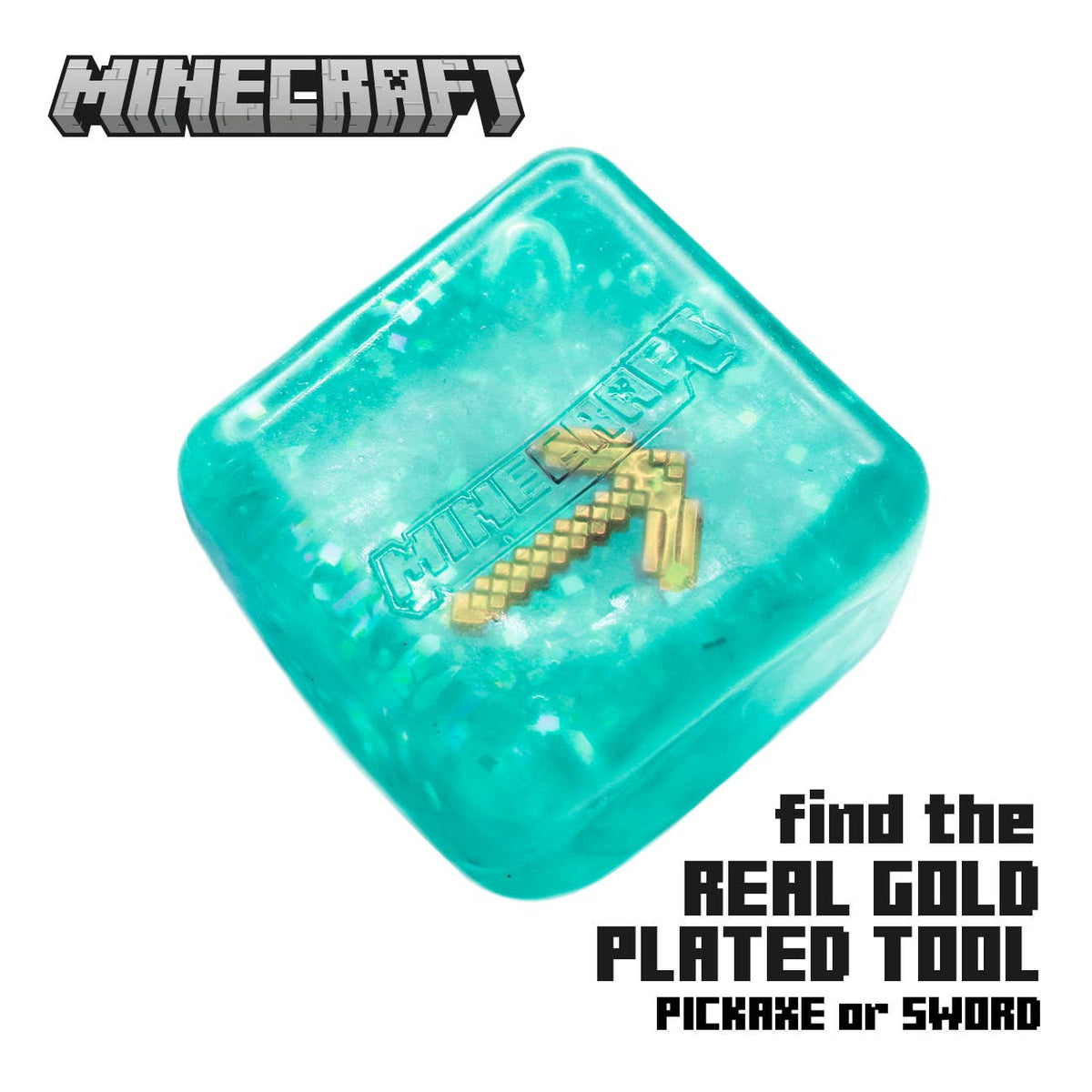 Minecraft Jelly Cube Squishy Toy (Yellow or Red)
