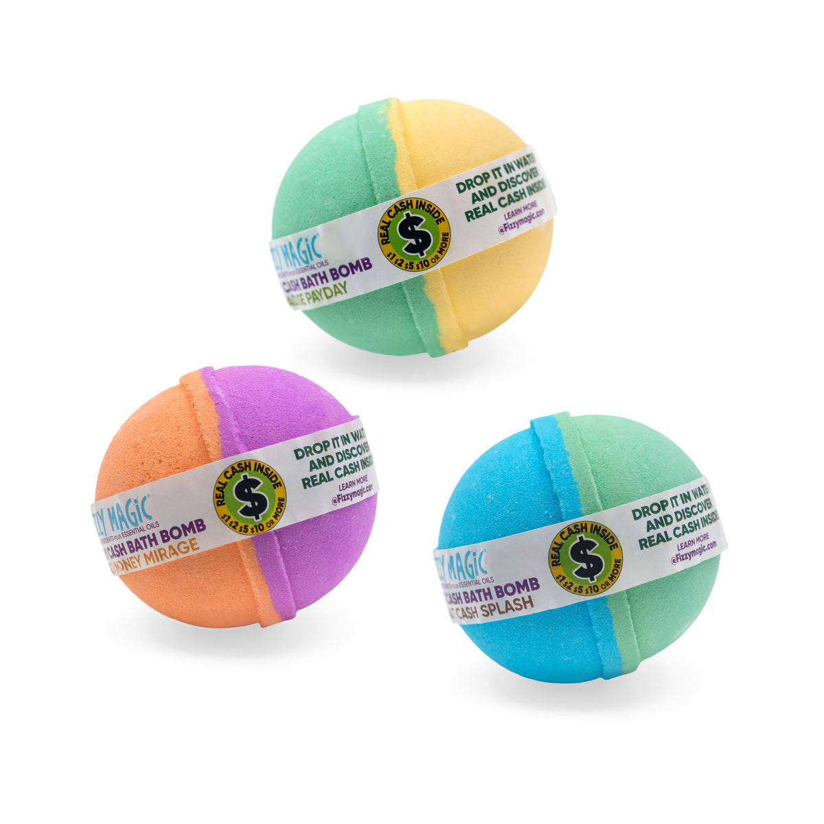 Mystery Real Money Bath Bomb Surprise