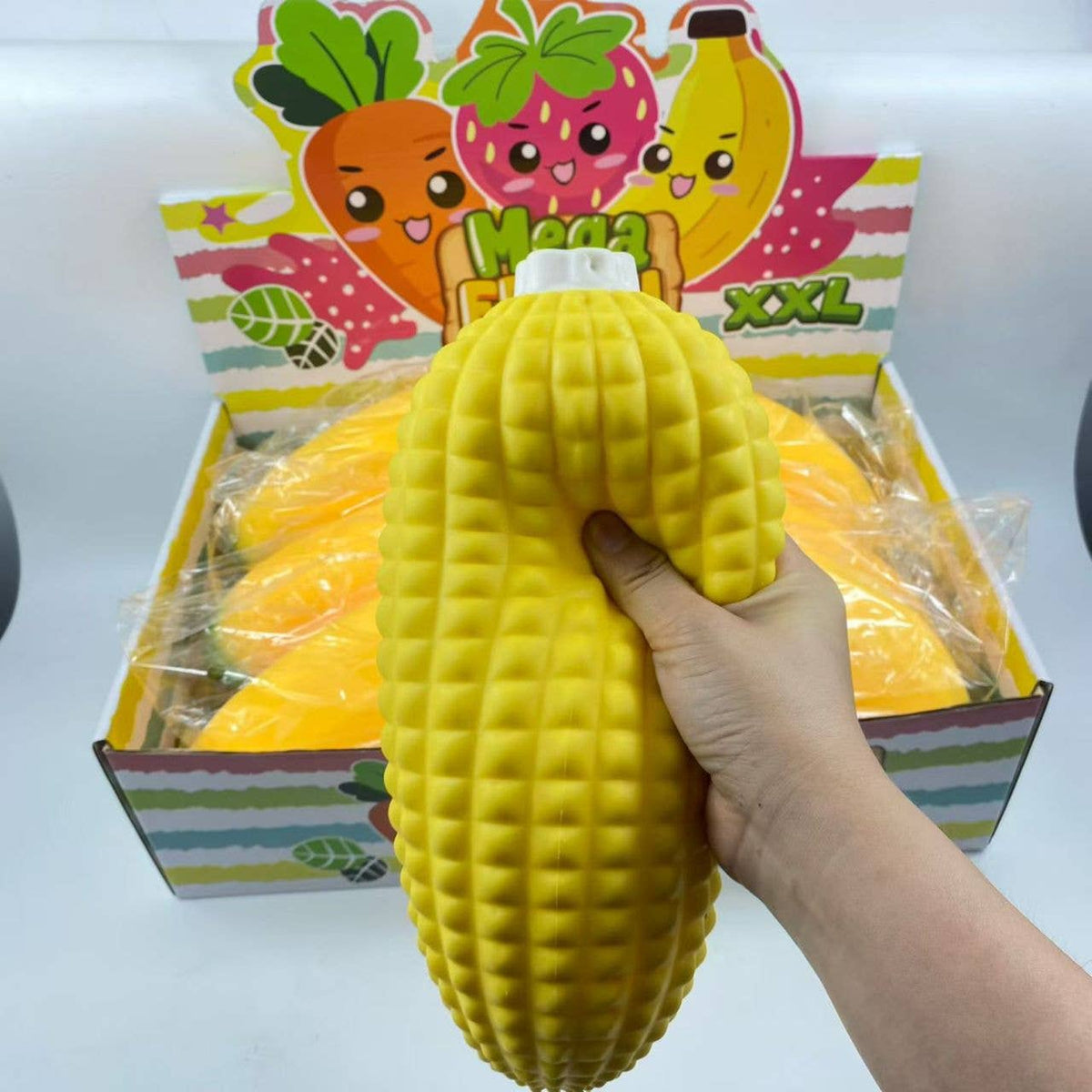 Jumbo Corn Cob Squishy - Slow Rising Stress Relief Toy