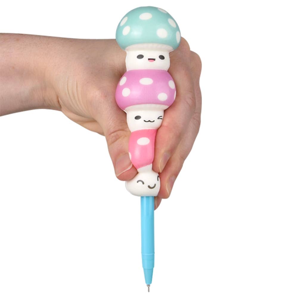 7" Squish Mushroom Pens Squishy Toy