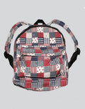 American Flags Patchwork Backpack (CODE-453PK): Free Size