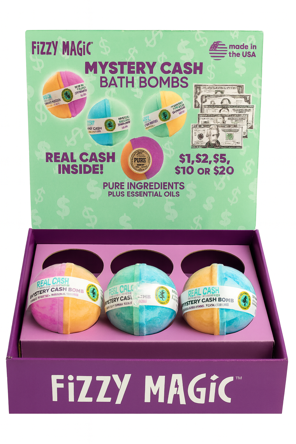 Mystery Real Money Bath Bomb Surprise