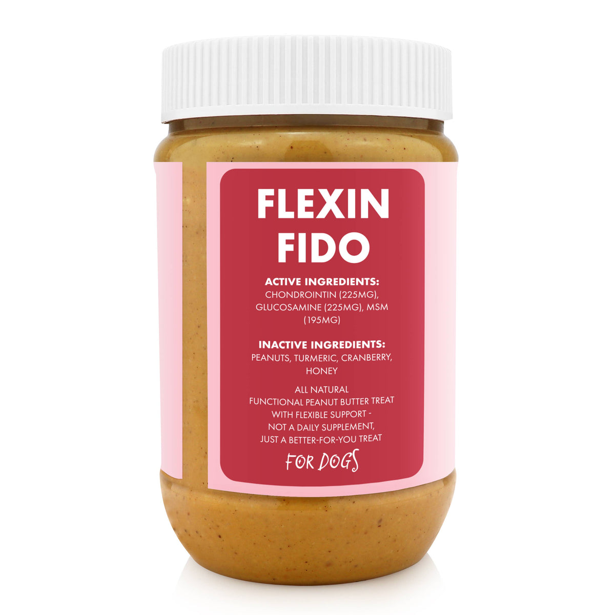 Dog Peanut Butter, Flexin Fido Buddy Budder, 17oz