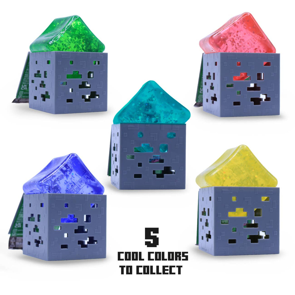 Minecraft Jelly Cube Squishy Toy (Yellow or Red)