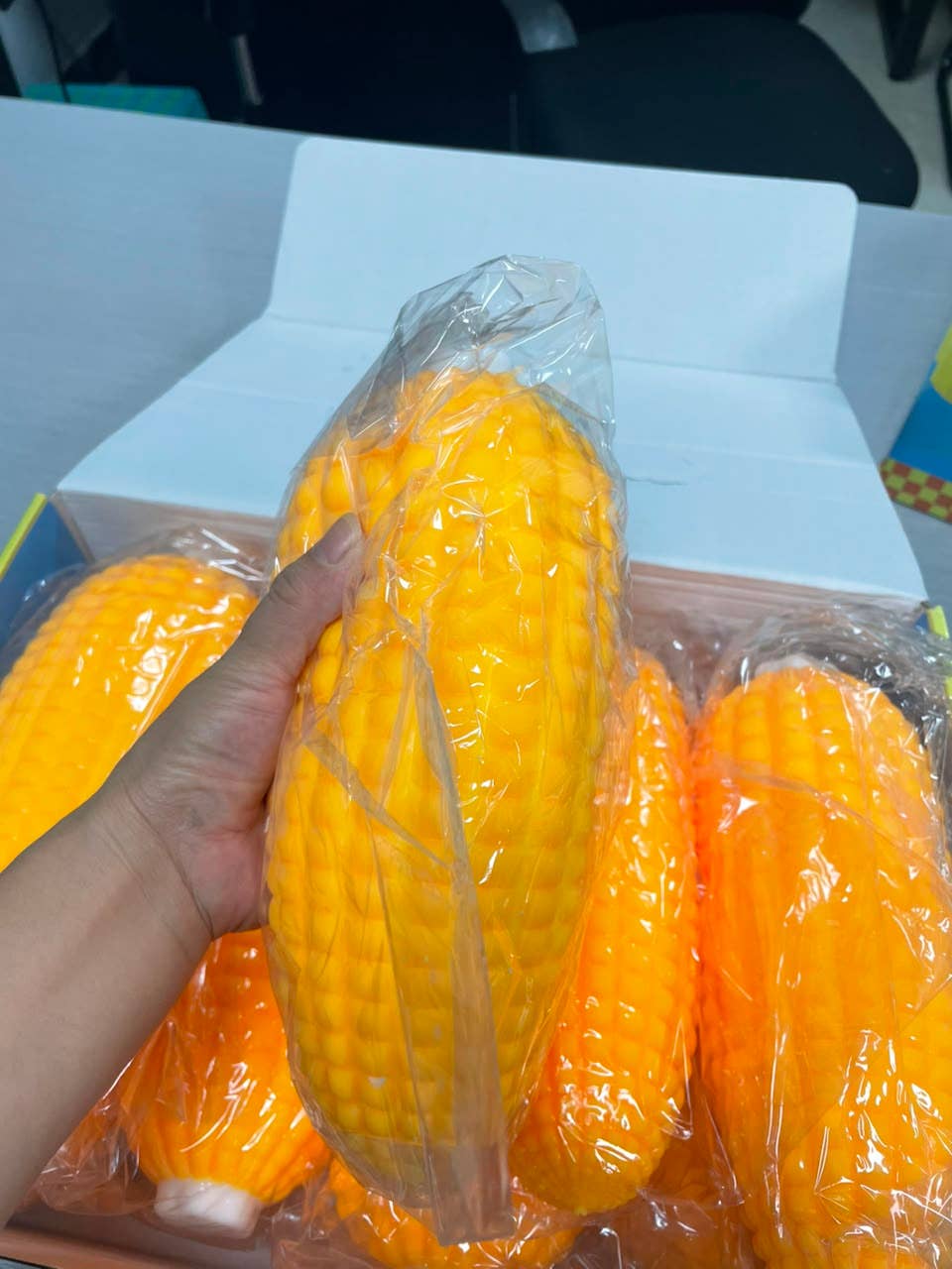 Jumbo Corn Cob Squishy - Slow Rising Stress Relief Toy