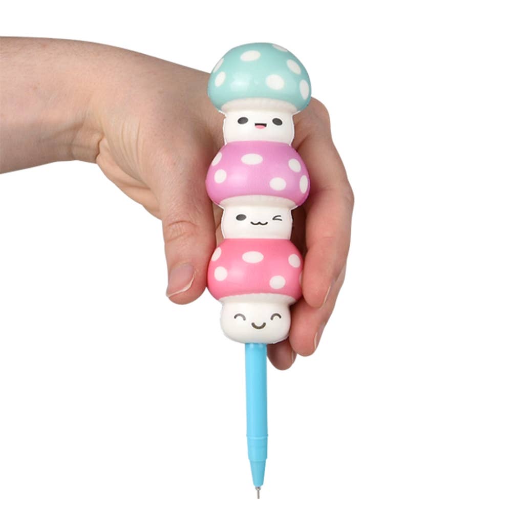 7" Squish Mushroom Pens Squishy Toy