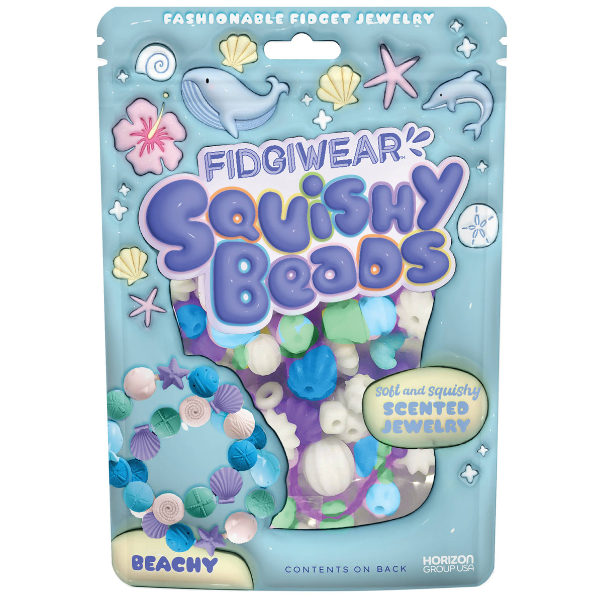 Beachy Squishy Beads - Fidgiwear
