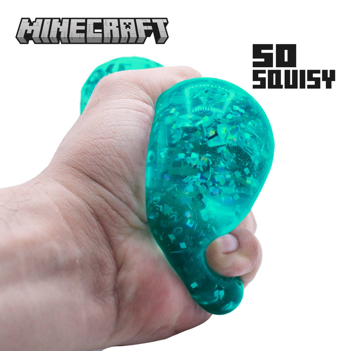 Minecraft Jelly Cube Squishy Toy (Yellow or Red)