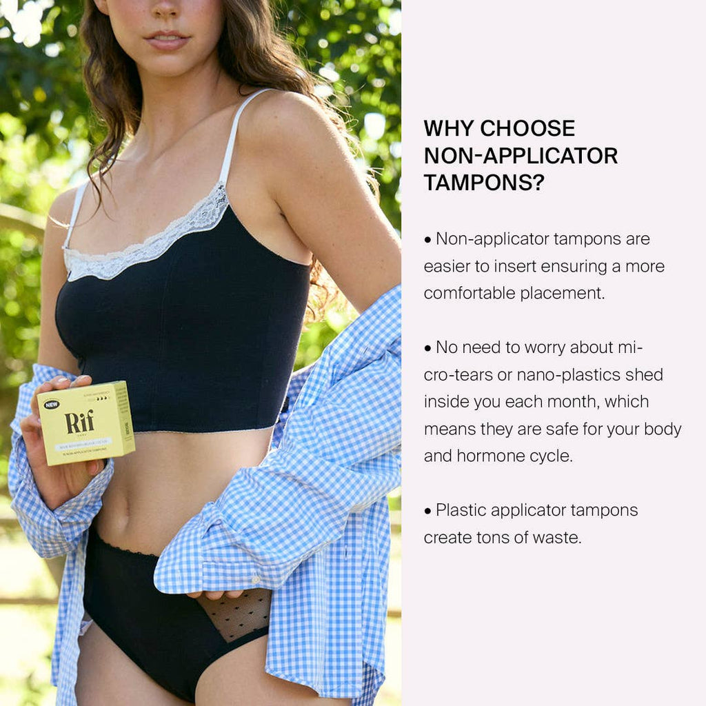 Super Absorbency Organic Non-Applicator Tampons