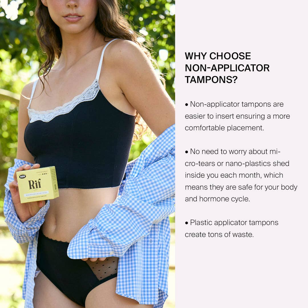 Super Absorbency Organic Non-Applicator Tampons