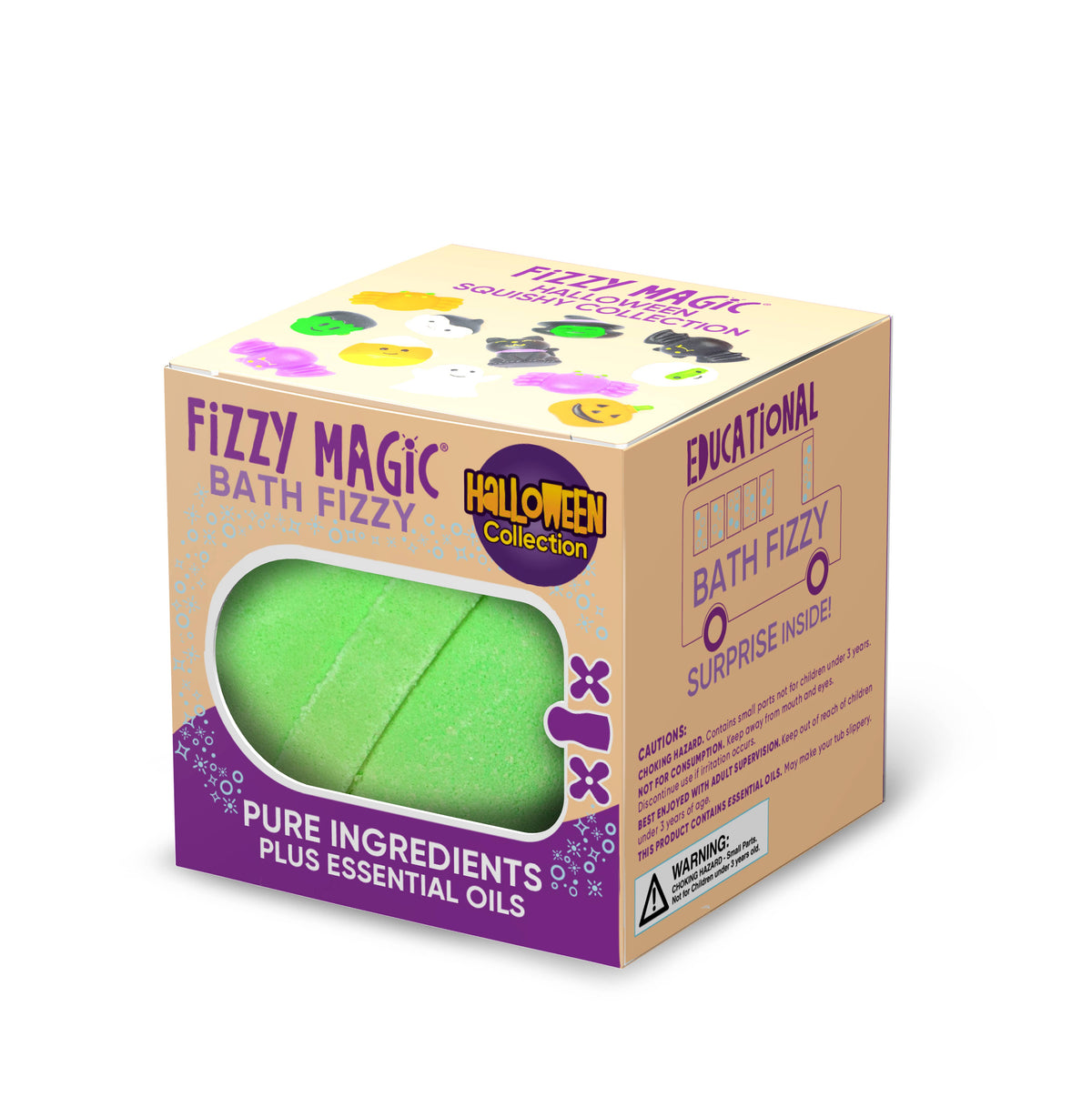 Spooky Halloween Bath Bomb Slim , Squishy Toys Inside