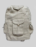 Large Drawstring Hemp Backpack (HEMP-43L): Free Size