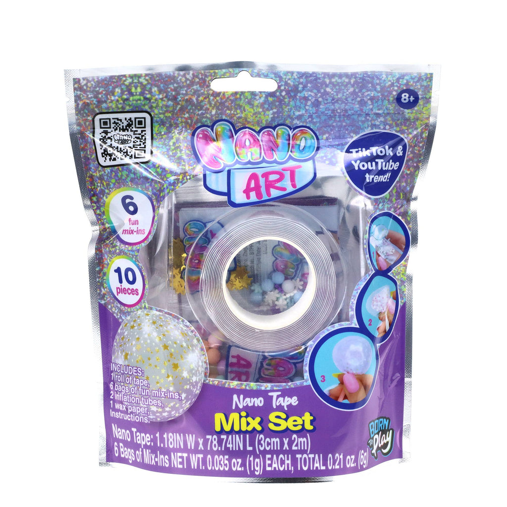 Clear Nano Tape Mix DIY Squishy Craft Set - Ages 8+